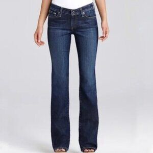 AG Adriano Goldschmied The Jessie Curvy Boot Cut Dark Wash Jeans Sz 28R